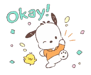 👍 emoji Pochacco Alv @tikelmu Telegram sticker 6 of 25