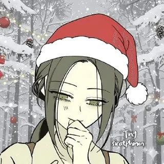 🌟 emoji 𝙰𝚗𝚒𝚖𝚎 𝙲𝚑𝚛𝚒𝚜𝚝𝚖𝚊𝚜 🎄 @Hanim1O :: @fSti Telegram sticker 8 of 95