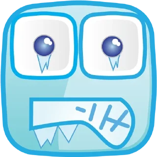 🥶 emoji Emotions @Private_stickers | @Hritu_Bio Telegram sticker 24 of 36