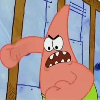 ⭐️ emoji あ . Patrick Star | @SEXXIESTANGEL Telegram sticker 18 of 40