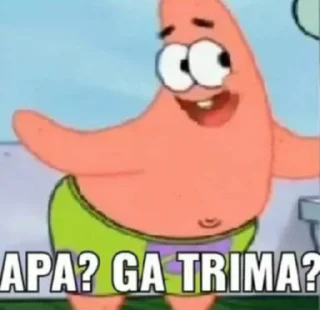 ⭐ emoji Patrick star @tsukivvs Telegram sticker 7 of 34