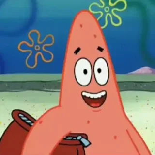 ⭐️ emoji あ . Patrick Star | @SEXXIESTANGEL Telegram sticker 13 of 40