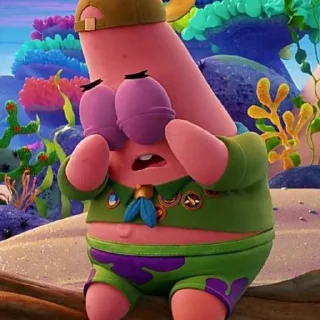 😭 emoji patrick star 🏝 @supzel Telegram sticker 16 of 28