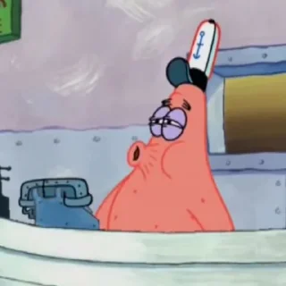 ⭐️ emoji あ . Patrick Star Telegram sticker 9 of 37