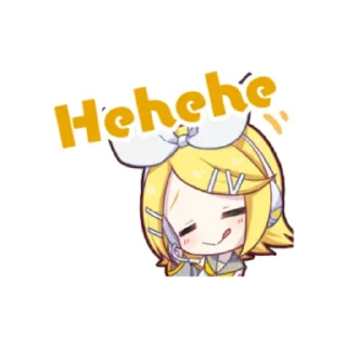 💛 emoji Kagamine Rin Stamps! @ProjectSekaiSticker - @iintoTheNight Telegram sticker 9 of 11