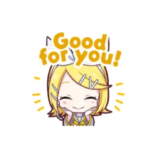 Sticker from Kagamine Rin Stamps! @ProjectSekaiSticker - @iintoTheNight