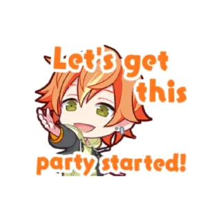 🧡 emoji Akito Shinonome Stamps! @ProjectSekaiSticker - @iintoTheNight Telegram sticker 11 of 12