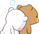 😞 emoji Bears in Love Telegram sticker 22 of 40