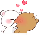 😘 emoji Bears in Love Telegram sticker 9 of 40