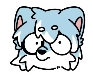 😳 emoji 大狗子欧狼 Telegram sticker 10 of 15
