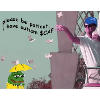🌧 emoji please be patient, i have autism $CAP Telegram sticker 6 of 47
