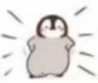 🌝 emoji 小企鹅表情包 by-YU_Iwan🌝✨ Telegram sticker 17 of 17
