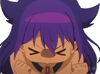 😖 emoji Jahy-sama wa Kujikenai! • @Y2Lab Telegram sticker 13 of 36