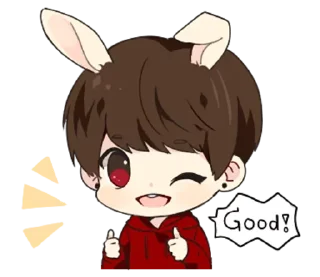 🤖 emoji tinybun boy with @sugarcunt Telegram sticker 22 of 40