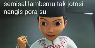 🙊 emoji Meme jowo nya rima Telegram sticker 5 of 71
