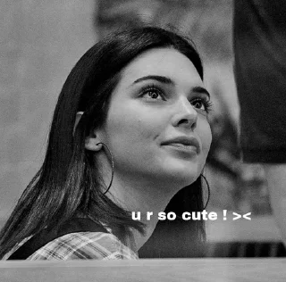 😍 emoji kendall - jp Telegram sticker 12 of 25