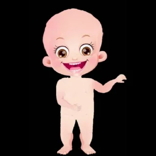 🎀 emoji baby hazel @lijenpacarku Telegram sticker 9 of 9