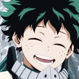 🥦 emoji Midoriya Izuku /@anime_sticker_pack Telegram sticker 21 of 80
