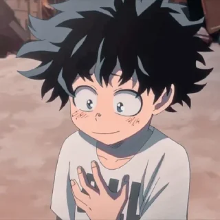 🍃 emoji midoriya izuku — @valerangle Telegram sticker 15 of 15