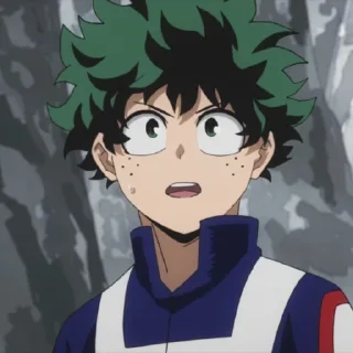 🧐 emoji Midoriya izuku Telegram sticker 6 of 16