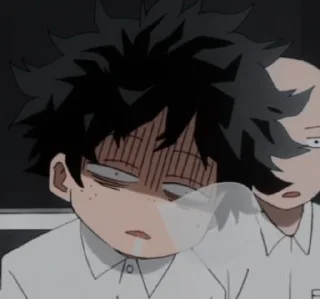 🥦 emoji Midoriya Izuku /@anime_sticker_pack Telegram sticker 16 of 80