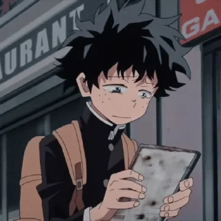 🍃 emoji midoriya izuku — @valerangle Telegram sticker 12 of 15