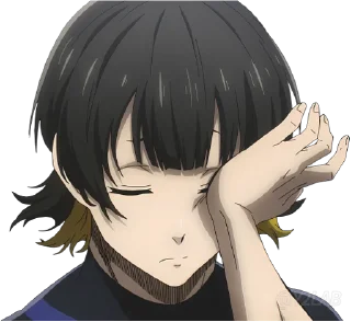 😴 emoji Blue Lock @Y2LAB Telegram sticker 20 of 31