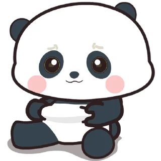 ⭐ emoji Baby Panda : Pop-up stickers @deazzle @cremium Telegram sticker 17 of 24