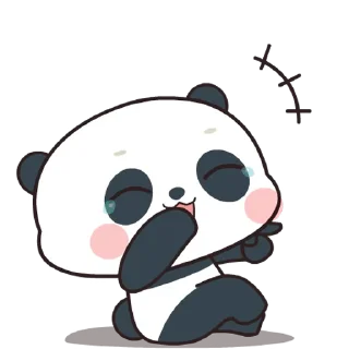 ⭐ emoji Baby Panda : Pop-up stickers @deazzle @cremium Telegram sticker 6 of 24
