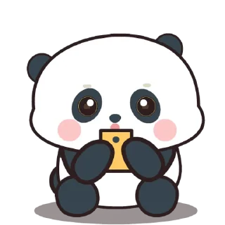 ⭐ emoji Baby Panda : Pop-up stickers @deazzle @cremium Telegram sticker 12 of 24