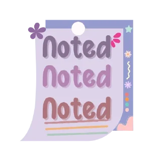Sticker from stixx lilac & mauve - subscricbe