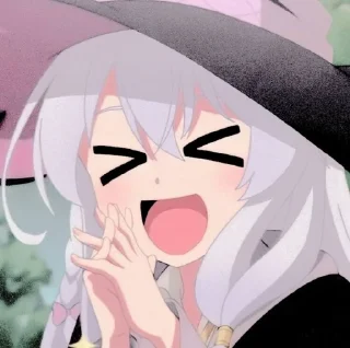 ☁️ emoji ☁️ ᵎ Elaina ᦒ @animestckr Telegram sticker 20 of 45