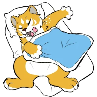 😴 emoji 起司橘醬包 Telegram sticker 18 of 120