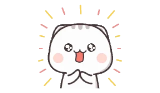 Sticker from cutie cat-chan 2