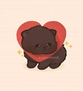 🤎 emoji Cutie Cat- Miyamura Telegram sticker 12 of 68