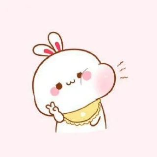 ✌️ emoji @Opstickerpacks 🦋Tuji 🍭 Telegram sticker 22 of 90