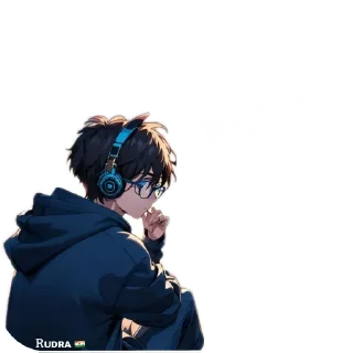 😎 emoji @its_rudra7 𐍂 𝛖 𝛛 ɤ 𝛂 🇮🇳 Telegram sticker 3 of 20