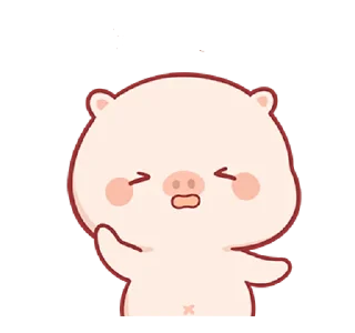 😫 emoji Piggy Mengmeng 2 @bistic Telegram sticker 21 of 24