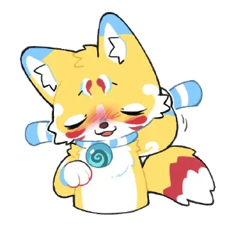 ☺️ emoji Kurari Kitsune Telegram sticker 15 of 44