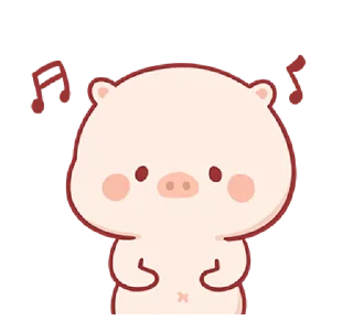 Sticker from Piggy Mengmeng 2 @bistic