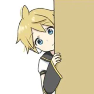 Sticker from Kagamine len [by : @Sugar_Blxsoom]