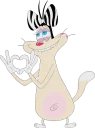 ❤ emoji "Oggy and The Cockroaches" Telegram sticker 6 of 31