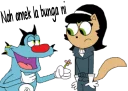 🌷 emoji "Oggy and The Cockroaches" Telegram sticker 20 of 31