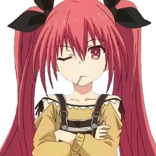 🤨 emoji Date A Live @AnimeChatVoidX | @Grup_Anime_Chat Telegram sticker 10 of 10