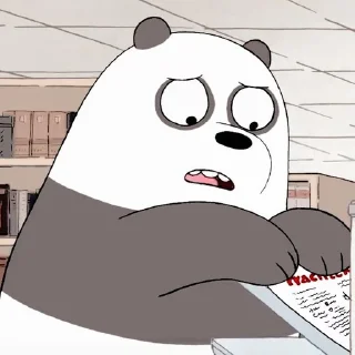 🐻 emoji We Bare Bears ,, @masalalusamadia Telegram sticker 15 of 38