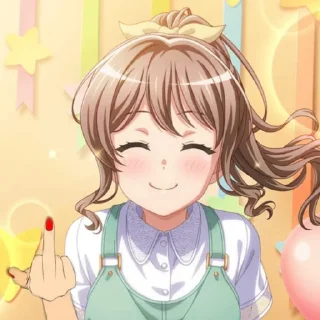 🖕 emoji Bandori meme's Telegram sticker 18 of 24
