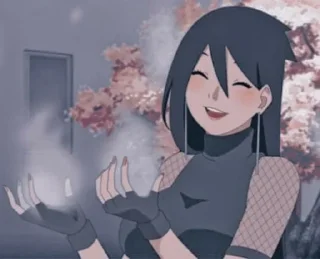 ❤️ emoji Kiyomi uchiha ┈➤ @anime_stickerspack Telegram sticker 17 of 21