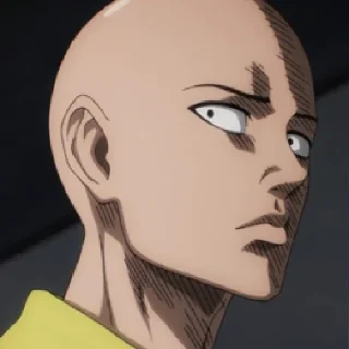 😒 emoji One Punch Man Telegram sticker 13 of 17