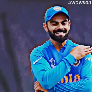 🤩 emoji King Kohli Animated - @Prab7at Telegram sticker 14 of 120