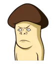 😳 emoji @tikelmu Mushroom Telegram sticker 6 of 9